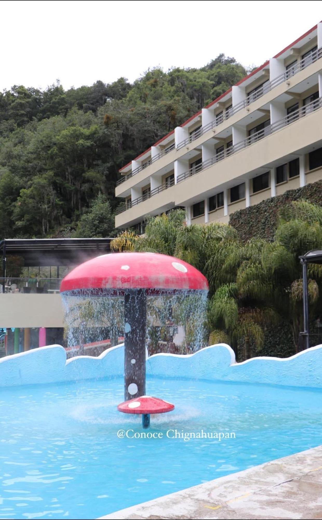 Hotel Y Aguas Termales De ชิกาฮัวปัน ภายนอก รูปภาพ