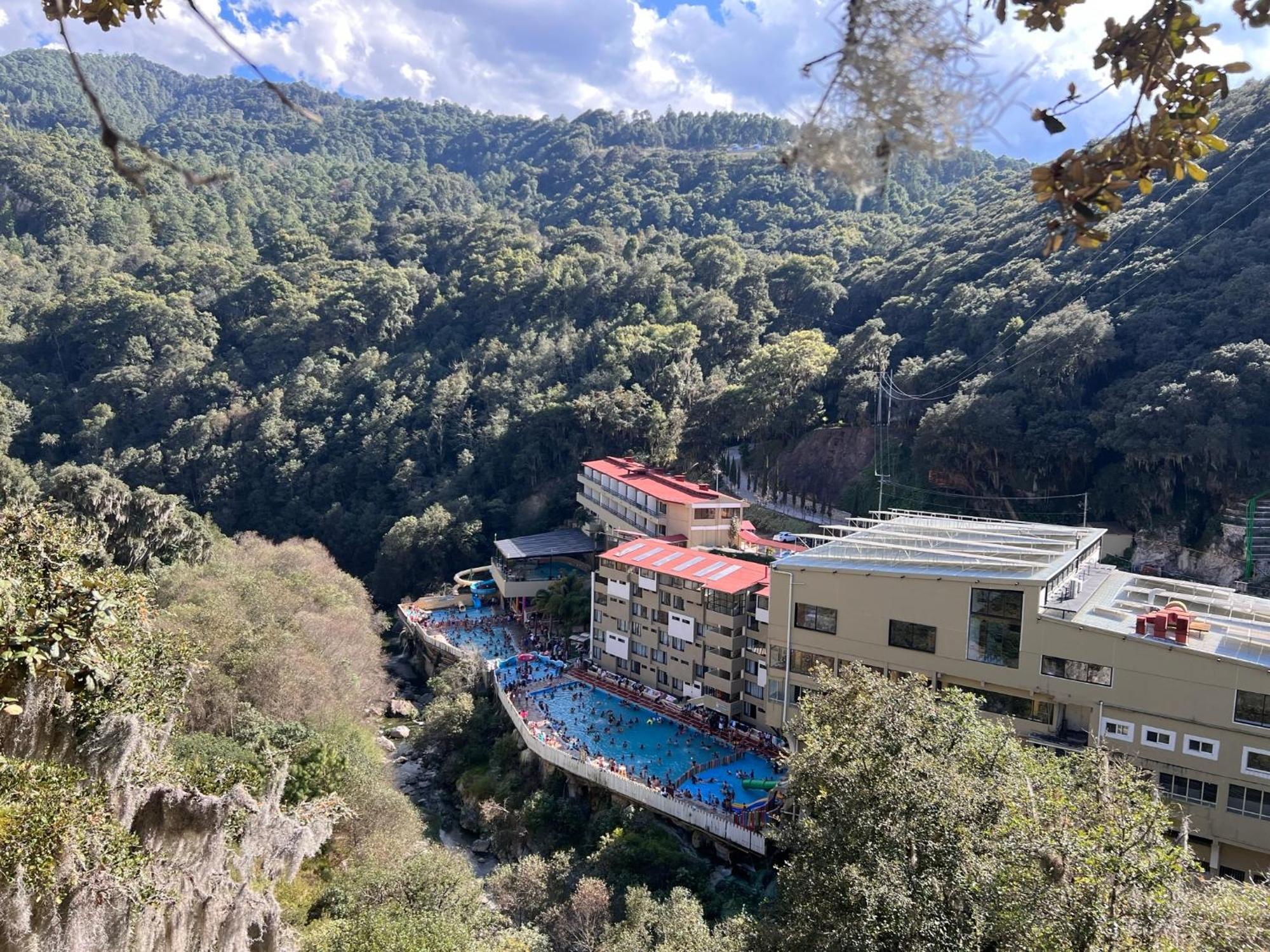 Hotel Y Aguas Termales De ชิกาฮัวปัน ภายนอก รูปภาพ